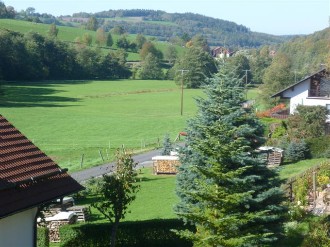 Blick ins Tal nach Südwest Blick ins Tal nach Südwest